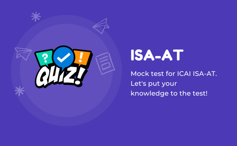 ICAI ISA-AT Exam: Free Mock Test Online